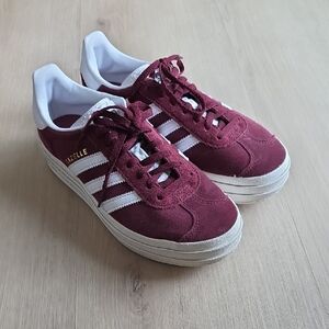 Adidas Kids Sneakers Maroon White